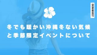 冬でも暖かい沖縄は冬ない！気候と季節限定イベントについて