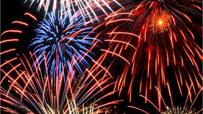 アメリカンビレッジの花火が見える場所